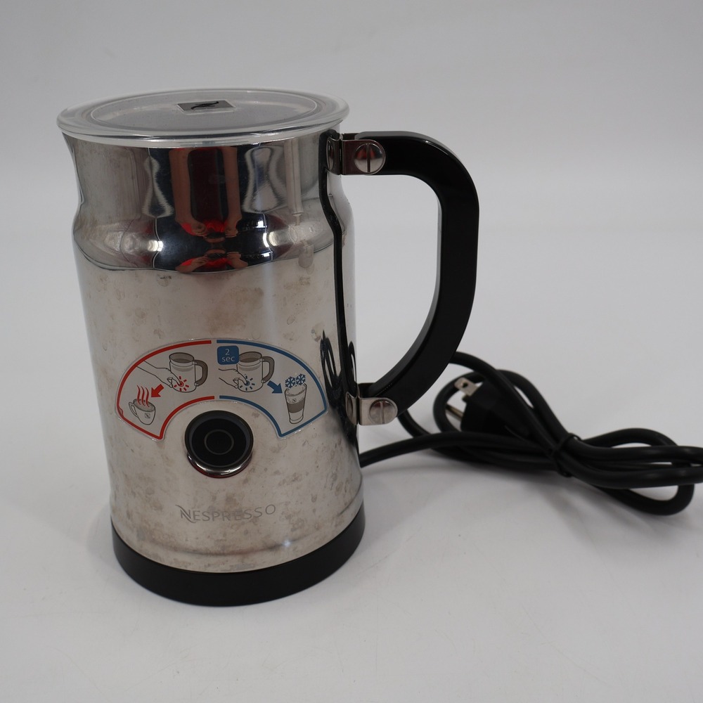 Nespresso Aeroccino 3 Milk Frother Silver Chrome Model 3192 Replacement Jug
